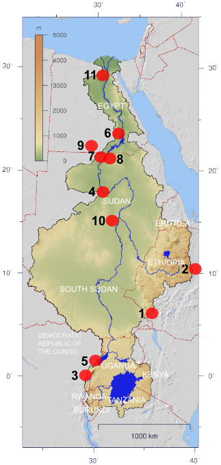 egyptian civilization map